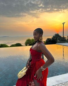 Nana Agyemang on Instagram: "Need another vacay stat!!😩 where we going this summer 👀 #nanadoescolor" Woman In Red Dress, Jamaica Outfits, Party Outfits Night, Woman In Red, Night Beauty, Party Fits, Cruise Outfits, Dinner Date, Red Outfit