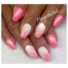 Pink And White Nails, Cotton Candy Nails, Candy Cotton, Candy Nails, Pink Gel Nails, Blog Art, Nail Art Galleries, Fabulous Nails, Gallery Art