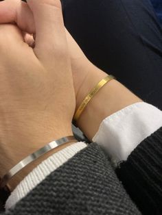 couples bracelet, gold and silver Pinterest Pictures, Fancy Jewelry Necklace, My Person, Love Picture Quotes, Mens Fashion Blog, Gold Ring Designs, Friend Necklaces, India Jewelry