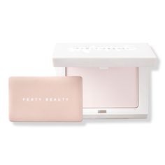 Invisimatte Instant Setting + Blotting Powder -  This FENTY BEAUTY by Rihanna instant mattifier just got even better - Invisimatte Instant Setting + Blotting Powder is a refillable, universal finishing powder that blurs the look of pores, absorbs shine and extends makeup wear all day.    Benefits     Universal shade for all skin tones No flashback or cakiness Natural matte finish Instantly blurs the look of pores Absorbs shine instantly & all day Extends makeup wear all day Comfortable for all s Fenty Beauty Pressed Powder, Fenty Beauty Brush Set, Fenty Beauty Invisimatte Blotting Powder, Invisimatte Blotting Powder, Fenty Setting Powder, Fenty Beauty Setting Powder, Fenty Beauty Powder, Fenty Beauty Products, Fenty Makeup