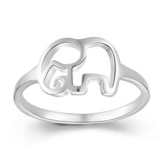 PRICES MAY VARY. Metal : 925 sterling silver Elephant size : 11 x 8mm Ring Size £ºUS7 Qty: 1 pc Suitable : wearing, dress, party also can be a gift to your friends, family and lover.  Brand Introduction 
 Thank you for choosing our jewelry ! 
 ELBLUVF is a jewelry brand, we design and sell the jewelry have more than 5 years. We have alloy jewelry, stainless steel jewelry and sterling silver jewelry. We also created many unique jewelry. 
 Providing high-quality products and satisfying service are our company principles.We welcome every of our clients to contact us if they have any unhappy or suggestions for their orders, we will reply the message under 24 hours and offer a solve method soon. 

 Item Feature  

 Elephant: 11 * 8mm 
 
Metal : 925 Sterling silver (High quality) 
 
 6 sizes for Lucky Ring, Animal Elephant, Elephant Ring, Elephant Jewelry, Silver Elephant, Elephant Earrings, Silver Elephants, Jewelry Bridesmaid, Ring Jewelry