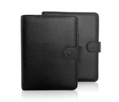 a black leather case for an ipad