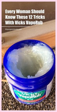 Uses For Vicks, Sick Remedies, Vapor Rub, Medical Health, Home Health Remedies, Vicks Vaporub