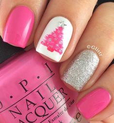 Christmas Nail Art Designs, Super Nails, Trendy Nail Design, Xmas Nails, Christmas Nail Designs, Christmas Nail