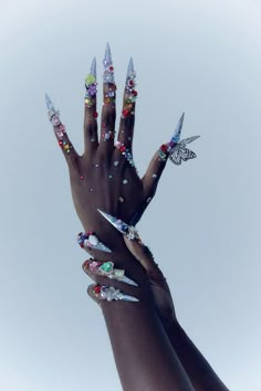 Nail Photo Ideas, Weird Nails, Popular Nail Art, Glamorous Nails, Nail Photos