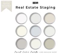 the beach house paint colors are shown here