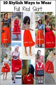 Red Skirt Blue Top Outfit, Red Accordion Skirt Outfit, Red Circle Skirt Outfit, Red Wrap Skirt Outfit, Red Wool Skirt Outfit, Red Pleated Skirt Outfit Summer, Red Full Skirt Outfit, Red Flowy Skirt Outfit, Red Skirt Summer Outfit