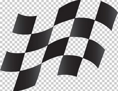 a black and white checkered racing flag on a transparent background png clipart