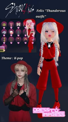 Dti Kpop Fit Non Vip, K-pop Dress, Di K Pop Theme, J Pop Dti Outfit, Skz Colors, Dress To Impress K Pop Theme, Dti Kpop Outfit Ideas, Themed Outfits Dress To Impress, K Pop Outfits Dress To Impress