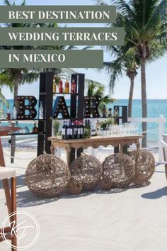 the best destination wedding terrace in mexico