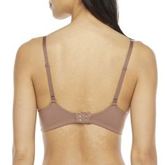 You'll love the feel of this smooth women's wireless plunge bra from Ambrielle. Made from supersoft microfiber, this style has a hook-and-eye closure, adjustable shoulder straps, and provides medium support. Bra Type: WirelessFeatures: Stretch Fabric, Adjustable StrapsClosure Type: Hook & EyeSupport: Light SupportFiber Content: 66% Nylon, 34% ElastaneFabric Description: MicrofiberLining Material: NylonCare: Line Dry, Hand WashMaterial: MicrofiberCountry of Origin: Imported Small Bra, Support Bra, Bra Types, Plunge Bra, Shoulder Straps, Stretch Fabric, Bra, Fabric, Shoulder Strap