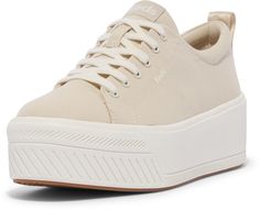 PRICES MAY VARY. Canvas upper Lightweight lace-up platform sneaker Lace-to-toe upper for an adjustable width Soft, breathable canvas lining 10% recycled PU foam Softerra footbed Platform Sneaker, Lacing Sneakers, Kids Luggage, Luxury Store, Platform Sneakers, Outdoor Woman, Pharmacy Gifts, Keds, Special Features