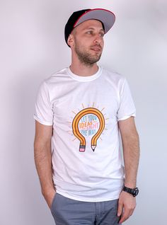 Let your ideas light the way, Unisex T-Shirt, great for artists, designers and creatives! Light The Way, Cool Business Cards, Keep In Mind, No Way, Concept Design, Unisex T Shirt, The Way, Branding, Mens Graphic Tshirt