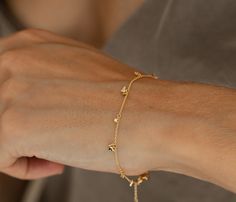 This beautiful silver butterfly bracelet has an extender chain as adjusts to fit different wrist sizes. The length can go from 15 to 18cm. This dainty bracelet looks gorgeous stacked with other bracelets and watch. Simple, delicate and versatile... you'll want in your collection. D E T A I L S * Available in sterling silver or Crafted in Gold plated 925 sterling silver * Very easy to put on * An extender chain means it adjusts to fit different wrist sizes. - we use only the finest quality materi Butterfly Bracelet Gold, Delicate Gold Bracelet, Watch Simple, Dainty Choker Necklace, Valentines Bracelets, Thick Chain Necklace, Little Butterfly, Dress Indian, Dainty Bracelet