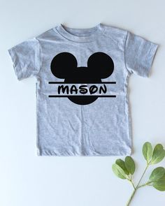 Boy Disney Shirts, Custom Disney Shirts, Disney With A Toddler, Paris Shirt, Minnie Shirt, Disneyland Shirts, Disney Boys, Disney Designs, Daughters Shirt