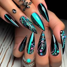 Why won't you follow this lovely exciting profile ! 💕💕💗💫💫 Sapphire Nails Design, Nail Pattern Ideas, Glowing Nails, Baddie Nails Coffin, Short Coffin Nails Summer, Blooming Nails, Diy Nail Ideas, Baddie Nails Short Coffin, Vacation Nail Designs