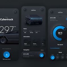 the app is designed to look like a car