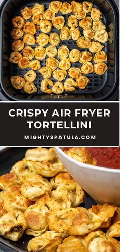 crispy air fryer tortellini is the perfect appetizer for any party