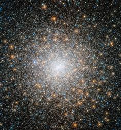 a cluster of stars is shown in the middle of this image, and it appears to be very bright