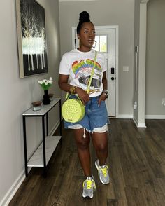 ~Recap of the OOTD~ Swipe to see the look styled with sneakers as well! Watch the previous reel for step by step details! 💞💐 . 📌Shop exact and similar options on my @shop.ltk page linked in my bio. . ✨What I’m wearing: *Graphic tee: @merchbar (gifted) *Shorts: @abercrombie (linked on LTK) *Sneakers: @newbalance *Heels: @express *Crossbody: @brahmin *Bracelets: @amazonfashion (linked on LTK) *Earrings: @sevillemichelle . . . . . . #theglamcorridor #styleinspiration #styleinspo #fashioninsp... Summer Looks, Spring Summer Fashion, Spring Outfits, Fashion Blog, Date Night, Insta Fashion, Graphic Tee, Step By Step, Summer Outfits