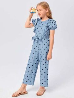 2piece Outfits, Belted Jumpsuit, Stylish Jumpsuit, Solid Jumpsuit, Girls Frock Design, Belt Jumpsuit, Designer Jumpsuits, American Girl Clothes, Fashionista Clothes