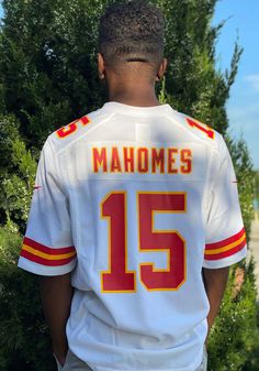 Patrick Mahomes Nike Kansas City Chiefs White Road Game Football Jersey - 17320242 Collegiate Style Jersey For Sports Season Events, Patrick Mahomes Jersey, Mahomes Jersey, Things To Do In Kansas, Eagles Game, Kansas City Kansas, Beer Company, Patrick Mahomes, Kc Chiefs