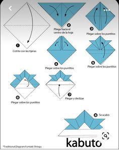 how to make an origami fish out of paper - step by step instructions