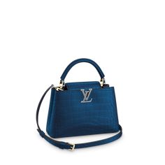 Petite Malle in Handbags for Women | LOUIS VUITTON - 2 Louis Vuitton Clothes Women, Louis Vuitton Clothes, Handbags Louis Vuitton, Bag Display, Blue Bags