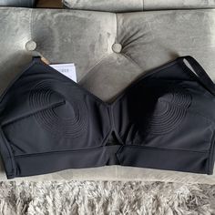 Nwt Burberry Ava Bra Size M. Can Be Used A Bikini Top. It Has A Cone Shape Detail In The Front. Burberry Swimwear, Burberry Top, Burberry Black, Burberry Women, Padded Bras, Bra Women, Vintage Logo, Bra Sizes, Women's Intimates