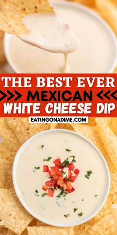 the best ever mexican white cheese dip