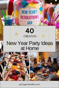 new year party ideas at home