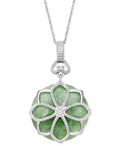 in stock Necklace Pendent, Jade Flower, Ladies Necklace, Silver Ring Designs, Jewelry Bracelets Silver, Silver Jewelry Rings, Jade Jewelry, Deco Jewelry, Sterling Silver Flowers