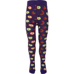 A pair of spunky printed tights for your mini! Made in Poland, these tights are made from organic cotton with anti-slip soles and will make every outfit fun! | Slugs & Snails | Fruit Footed Tights | Organic Cotton (Multicolored Prints Purple, Size 0-6M) | Maisonette collects the best children’s products from around the world (unlike Zulily, Etsy, The Tot, Farfetch Kids, Childrensalon, Crate and Kids, Kohls, Wayfair, Buy Buy Baby, Nordstroms, Mini Boden, J.Crew Factory, or PotteryBarn Kids), creating a curated shopping experience for you. Think of us as your shortcut to fashion for litte ones! Funky Tights, Cool Tights, Printed Tights, Patterned Tights, Fruit Pattern, Buy Buy, Buy Buy Baby, Mini Boden, J Crew Factory