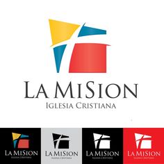 the logo for la mission iglesia cristina, which has been designed to be