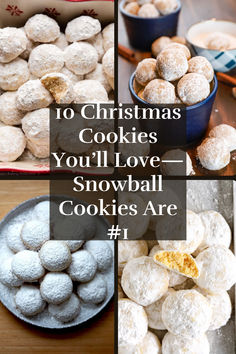 10 Christmas Cookies You’ll Love—Snowball Cookies Are #1 Melt In Your Mouth Cookies, Snowball Christmas Cookies, Pecan Snowball Cookies, Traditional Christmas Cookies, Snowball Cookie Recipe, Gluten Free Christmas Cookies, Easy Holiday Treats, Gluten Free Christmas, Snowball Cookies