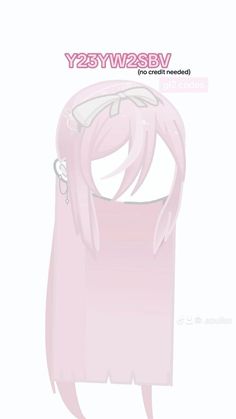 an anime character with long pink hair