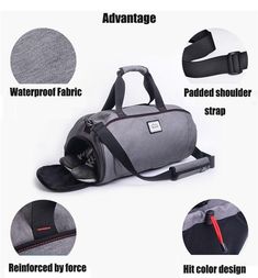 Type of sports:  Fitness  
  Material:  Polyester  
  Capacity:  20-35L  
  Material:  Waterproof polyester  
  Size:  21cmx46cmx21cm(HxLxW) Large Nylon Gym Bag, Casual Nylon Gym Bag For Workout, Large Capacity Practical Gym Bag For Sports, Large Capacity Gym Bag, Sporty Bag With Water Bottle Pocket For Sports, Sporty Gym Bag With Large Capacity For Workout, Sporty Large Capacity Gym Bag For Workout, Practical Sports Bag With Breathable Features, Practical Nylon Gym Bag