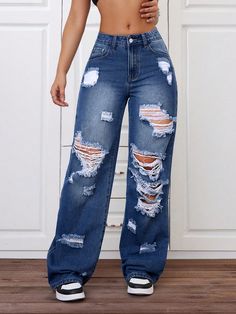 Types Of Jeans For Women, Neat Casual Outfits, Cute Country Outfits, Shein Icon, High Street Fashion, Shein Outfits, Jeans Cargo, Classy Casual Outfits