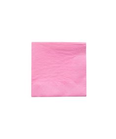 a pink napkin on a white background