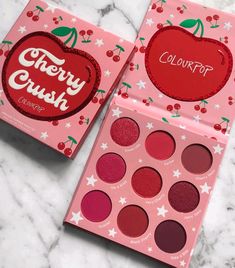 Koleksi Makeup, Penyimpanan Makeup, Alat Makeup, Cherry Crush, Makeup Pallets, Makeup Accesories, Colourpop Cosmetics, Fancy Makeup, Eyeshadow Palettes