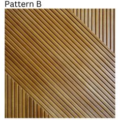 the pattern is made up of wooden strips