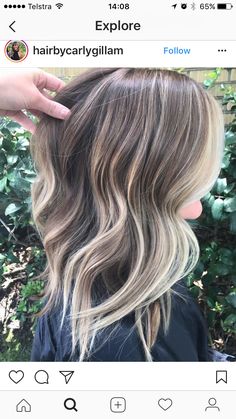 Ash Blonde Hair Balayage, Brown Hair With Blonde Highlights, Blending Gray Hair, Hair Color And Cut, Brown Hair With Highlights, Hair Clothes, Hair Inspiration Color, Hair Inspo Color