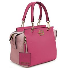 Baldinini Trend Fuchsia Textured Calfskin Handbag/One Size/Fuchsia Nwt Discover The Elegance And Vibrant Appeal Of Our Textured Calfskin Handbag, A Perfect Accessory To Add A Splash Of Color To Your Wardrobe. Its Fuchsia And Pink Hues Are Complemented By A Sleek Metal Logo And Convenient Removable Leather Handles. Secure Your Essentials With Its Reliable Zip Closure And Stay Organized With Internal Compartments. The Bag Also Includes A Detachable Shoulder Strap, Offering Versatile Carrying Optio Sneaker Jewelry, Trending Handbag, Metal Logo, Ballerina Flats, Leather Handles, Metallic Logo, Leather Handle, Womens Flats, Belt Bag