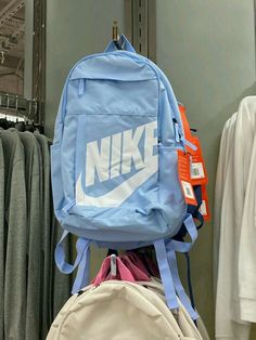 Blue Nike Backpack, Backpacks Aesthetic, Nike Azul, Backpack Jansport