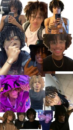 the collage shows many different people with their hair in various styles and hairstyles