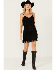 Idyllwind Women's Brixworth Fringe Festival Dress Fringe Mini Skirt, Girl Cowboy Boots, Boot Barn, Fringe Festival, Skirts With Boots, Suede Fringe, Todays Outfit, Festival Dress, Western Dresses