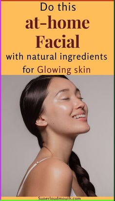 Do this at home facial with natural ingredients for clear skin Ingredients For Clear Skin, Home Facial Treatments, At Home Facial, Flawless Skin Care, Home Facial, Facial Tips, Homemade Facial Mask, Facial Routines