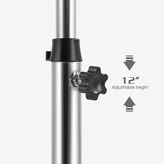 an image of a stainless steel pole with mountings