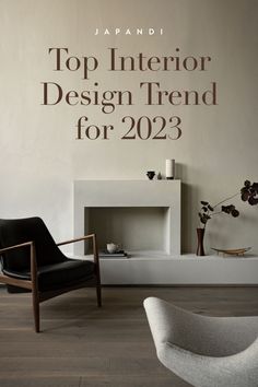 Interior Design Trend for 2023: Japandi Interior Trends 2023, Japandi Office, Interior Design Content, Rustic Minimalism, Design Trends 2023, Condo Inspiration, Interior Design Principles, Art Deco Revival, Japandi Design