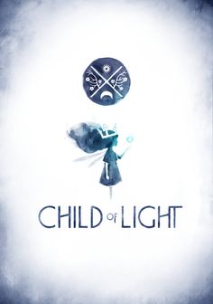 logo for Child of Light. Love the watercolor quality in it. Game Title Design, Game Logos, Type Inspiration, Game Title, Child Of Light, Creative Typography, Title Design, 3d Icons, Best Logo Design